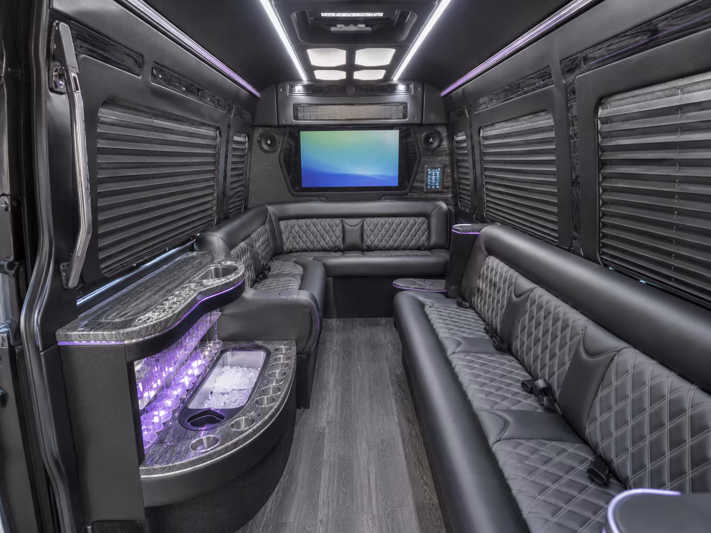 orlando party bus interior