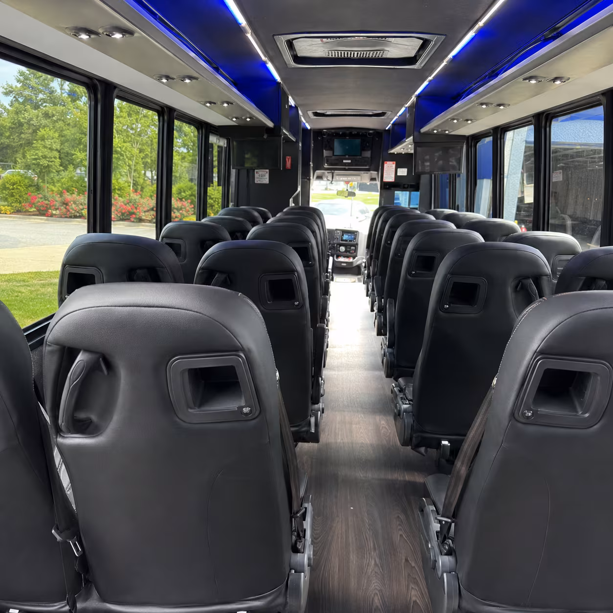 orlando wedding transportation onboard seating